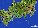 東海地方のアメダス実況(気温)(2015年09月02日)