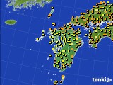 2015年09月02日の九州地方のアメダス(気温)