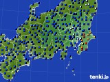 関東・甲信地方のアメダス実況(日照時間)(2015年09月03日)