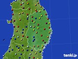 岩手県のアメダス実況(日照時間)(2015年09月03日)
