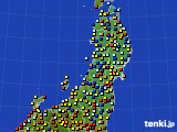 東北地方のアメダス実況(日照時間)(2015年09月04日)