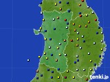 2015年09月04日の秋田県のアメダス(日照時間)
