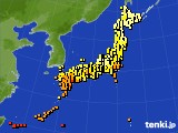 2015年09月06日のアメダス(気温)