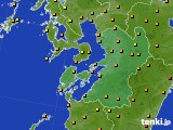 2015年09月06日の熊本県のアメダス(気温)