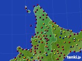 道北のアメダス実況(日照時間)(2015年09月07日)