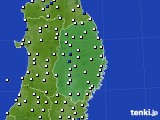 岩手県のアメダス実況(風向・風速)(2015年09月07日)