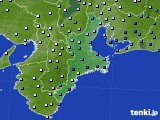 2015年09月08日の三重県のアメダス(降水量)
