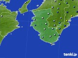 和歌山県のアメダス実況(降水量)(2015年09月08日)