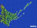 2015年09月09日の道東のアメダス(日照時間)