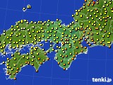 2015年09月09日の近畿地方のアメダス(気温)