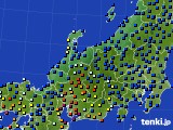 北陸地方のアメダス実況(日照時間)(2015年09月10日)