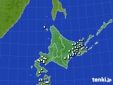 北海道地方のアメダス実況(降水量)(2015年09月11日)