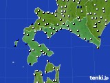 2015年09月11日の道南のアメダス(風向・風速)
