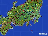 関東・甲信地方のアメダス実況(日照時間)(2015年09月12日)
