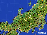 2015年09月12日の北陸地方のアメダス(気温)
