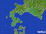 2015年09月12日の道南のアメダス(風向・風速)