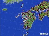 九州地方のアメダス実況(日照時間)(2015年09月13日)