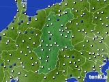長野県のアメダス実況(風向・風速)(2015年09月14日)