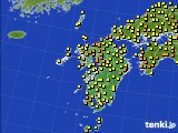 2015年09月15日の九州地方のアメダス(気温)