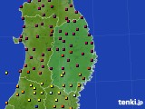 岩手県のアメダス実況(日照時間)(2015年09月16日)