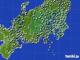 2015年09月17日の関東・甲信地方のアメダス(降水量)