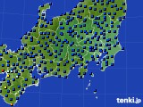 関東・甲信地方のアメダス実況(日照時間)(2015年09月17日)