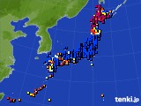 アメダス実況(日照時間)(2015年09月17日)