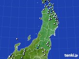 東北地方のアメダス実況(降水量)(2015年09月18日)