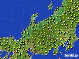 2015年09月18日の北陸地方のアメダス(気温)