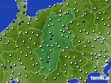 長野県のアメダス実況(風向・風速)(2015年09月18日)