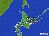 北海道地方のアメダス実況(降水量)(2015年09月19日)