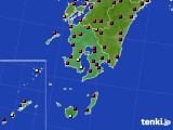 鹿児島県のアメダス実況(日照時間)(2015年09月19日)