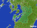 2015年09月19日の熊本県のアメダス(気温)