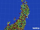 2015年09月20日の東北地方のアメダス(日照時間)