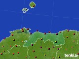 鳥取県のアメダス実況(日照時間)(2015年09月20日)