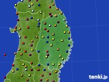 岩手県のアメダス実況(日照時間)(2015年09月20日)