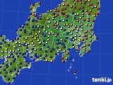 関東・甲信地方のアメダス実況(日照時間)(2015年09月21日)