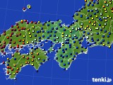 近畿地方のアメダス実況(日照時間)(2015年09月21日)