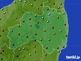 福島県のアメダス実況(日照時間)(2015年09月21日)