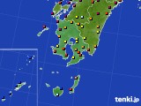 2015年09月21日の鹿児島県のアメダス(日照時間)