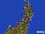 東北地方のアメダス実況(日照時間)(2015年09月23日)