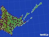 道東のアメダス実況(日照時間)(2015年09月23日)