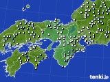 近畿地方のアメダス実況(降水量)(2015年09月24日)