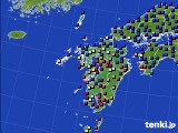 九州地方のアメダス実況(日照時間)(2015年09月24日)