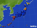 アメダス実況(日照時間)(2015年09月24日)