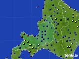 2015年09月24日の道央のアメダス(日照時間)