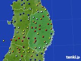 岩手県のアメダス実況(日照時間)(2015年09月24日)