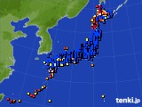 アメダス実況(日照時間)(2015年09月25日)