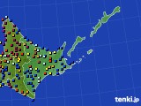 2015年09月25日の道東のアメダス(日照時間)
