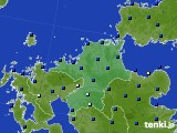 2015年09月25日の福岡県のアメダス(日照時間)
